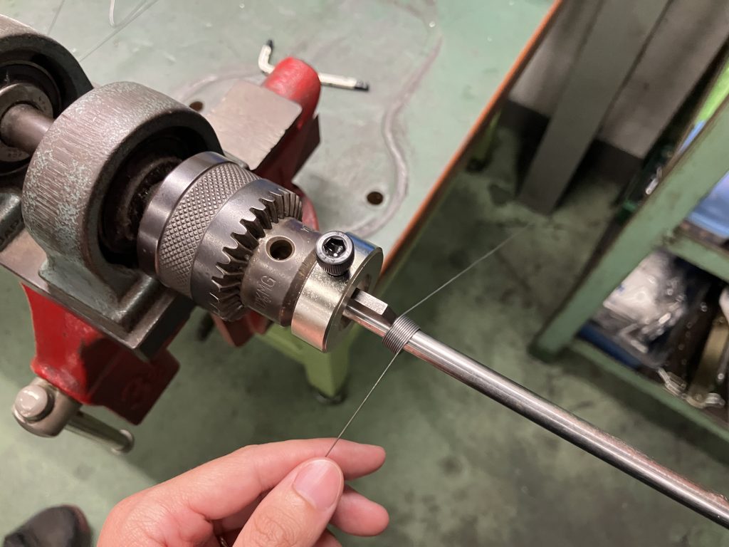 コイリング作業のイメージ